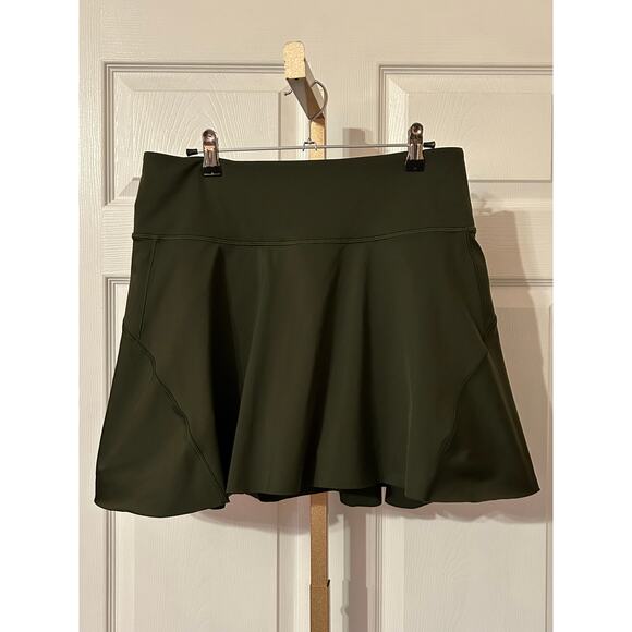 Athleta Ace Tennis Skort, 15 1/2", Olive Green, Size Medium - Picture 1 of 3